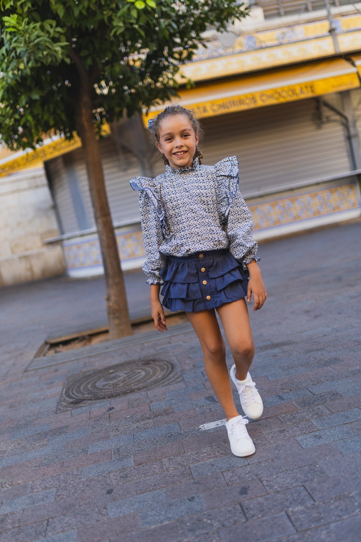 Falda Volantes Bruma
