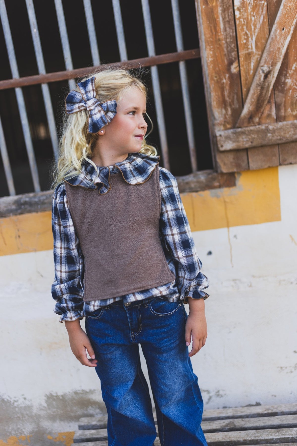 JEANS NIÑA TIZZAS